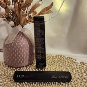 HUDA BEAUTY Legit Lashes Mascara - Voluming & Lengthening In Extreme Black BNIB